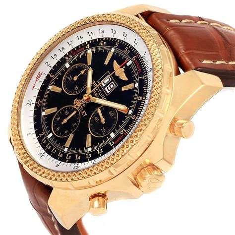 mens gold breitling watch for sale|gold diamond Breitling watches.